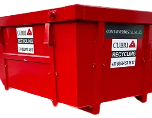 Open 3m3 Container voor C-hout