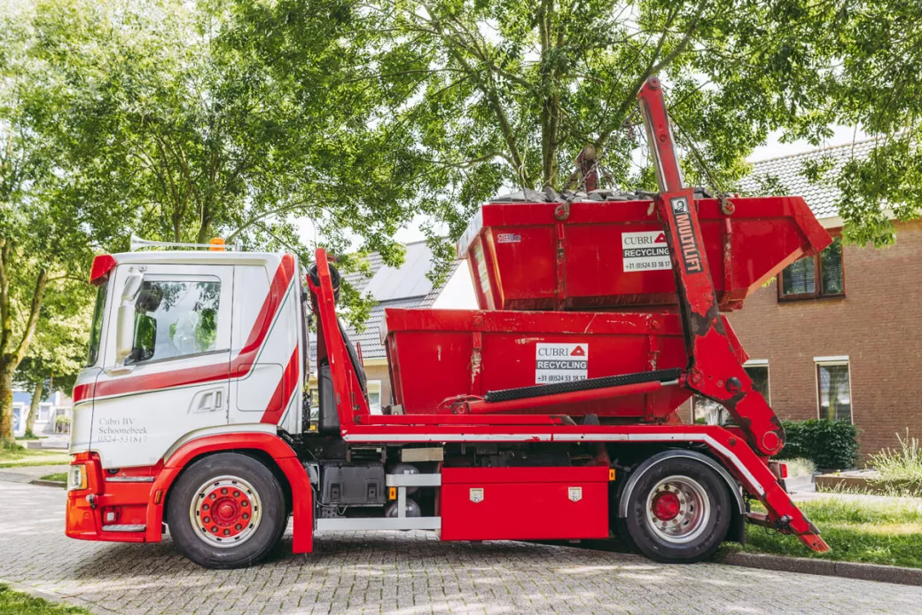 Vergunning voor container in Veendam